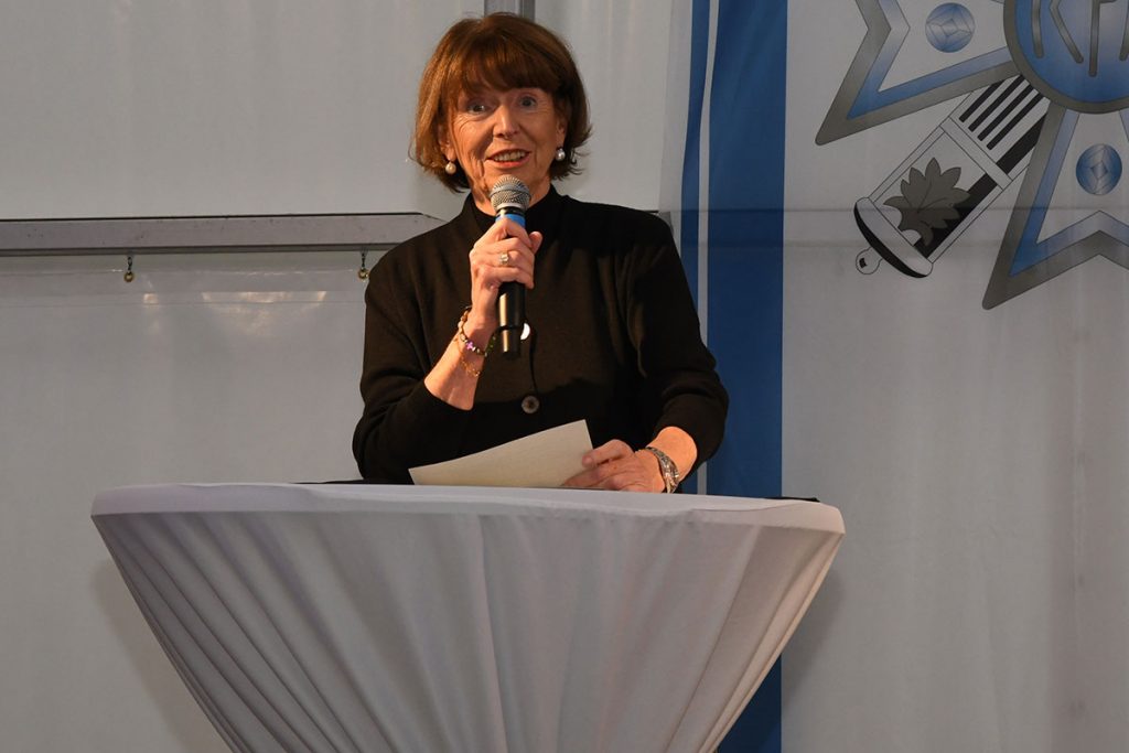 Viel lobende und dankende Worte hatte Oberbürgermeisterin Henriette Reker für das Bauvorhaben am Sachsenturm